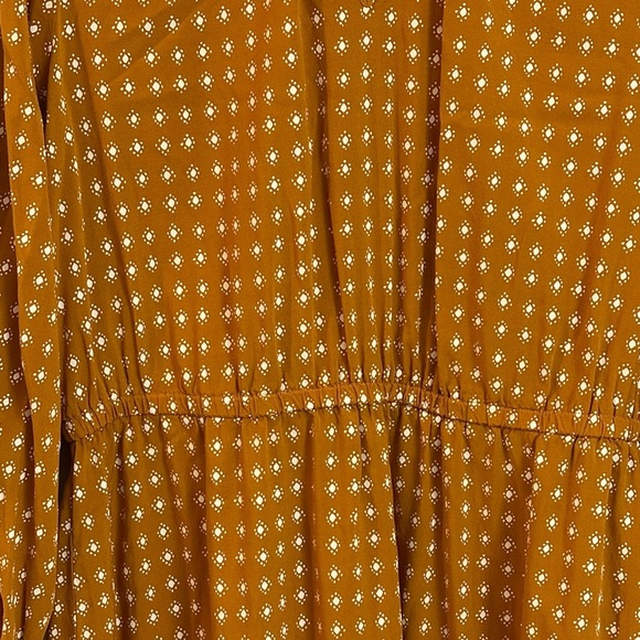 Old Navy Mustard Yellow Dress NWOT. Size large. Cute. Country. Boho. Spring. - Picture 5 of 9